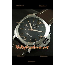 Panerai Luminor Marina GMT Replica Montre Bracelet Noir