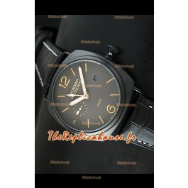 Panerai Radiomir GMT Reproduction Montre Japonaise dans Boitier PVD