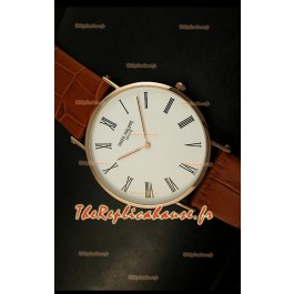 Patek Philippe Calatrava Ultra-Mince Reproduction Montre Japonaise - 4MM d'Epaisseur