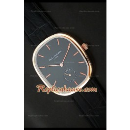 Patek Philippe Mens Golden Elipse Japanese Montre en Or 