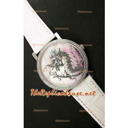 Piaget Altiplano Dragon Montre avec Mouvement à Quartz Japonais