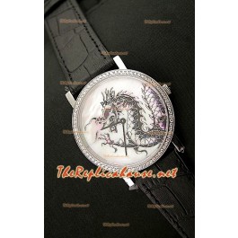 Piaget Altiplano Dragon Montre avec Mouvement à Quartz Japonais