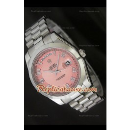 Rolex DayDate Swiss Replica Montre avec Cadran Champagne