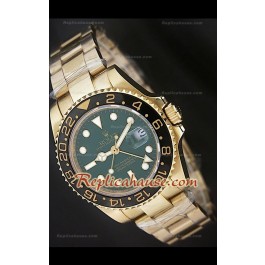 Rolex Replica GMT Masters Ceramic Bezel Montre avec Cadran Vert