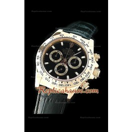 Rolex Daytona Cosmograph Swiss Replica Montre avec Cadran Noir