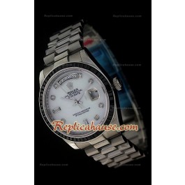 Rolex DayDate Swiss Replica Montre avec Cadran Nacré 