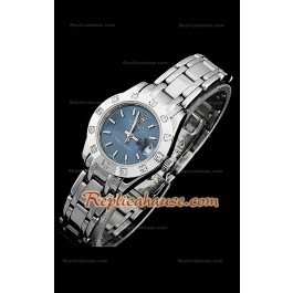 Rolex Datejust Femmes Swiss Replica Montre avec Cadran Bleu Foncé