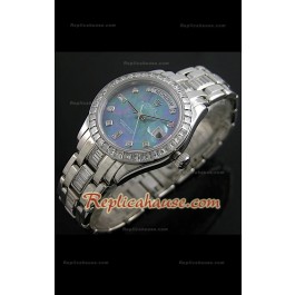Rolex Day Date Swiss Replica Montre avec Cadran Nacré Multicolore