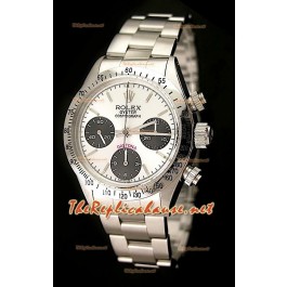 Rolex Cosmograph Daytona Vintage 6265 Swiss Montre avec Cadran Blanc