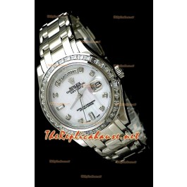 Rolex Day Date Swiss Replica Montre - Taille Moyenne - 37 mm en Acier