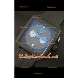 Tag Heuer Monaco Limited Edition Titanium Blue Markers Montre