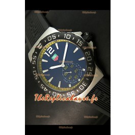Tag Heuer Formula 1 Reproduction Montre Japonaise avec Mouvement Quartz - Bordures du Cadran Jaune
