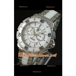 Tag Heuer Formula 1 Montre Femmes Chronographe en Blanc - 1:1 Mirror Replica
