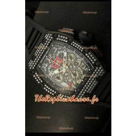 Richard Mille Edition Filippe Massa Reproduction Montre Suisse en Titane avec Boitier en PVD