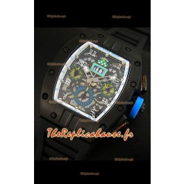 Richard Mille RM011 Filipe Massa Edition avec Revêtement PVD Reproduction Montre Suisse