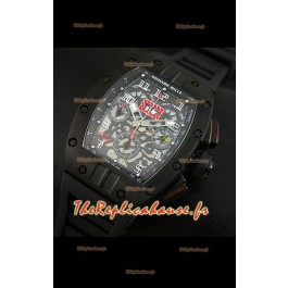 Richard Mille RM011 Filipe Massa Edition avec Revêtement PVD Reproduction Montre Suisse