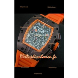 Richard Mille RM011 Filipe Massa Edition avec Revêtement PVD Reproduction Montre Suisse
