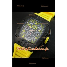 Richard Mille RM011 Filipe Massa Edition GP Texas Boitier PVD Reproduction Montre Suisse