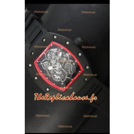 Réplique de montre suisse Richard Mille RM055 Bubba Watson avec index rouges