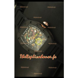 Montre en titane avec lunette en carbone forgé Richard Mille RM036 Jean Todt