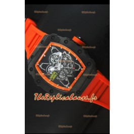 Réplique de montre suisse Édition Rafael Nadal Richard Mille RM35-01 avec index oranges