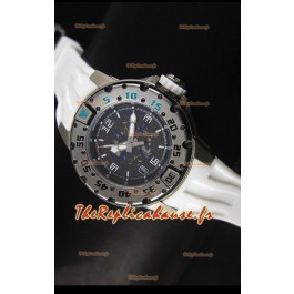 Réplique de montre suisse Richard Mille RM028 Automatic Diver's blanche