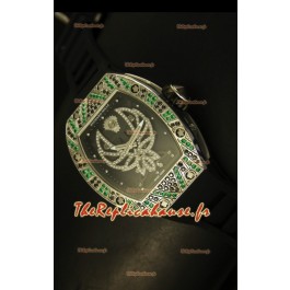 Montre suisse tourbillon Richard Mille RM051 avec boîtier acier