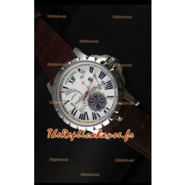 Montre Roger Dubuis Excalibur Calendar avec cadran blanc 