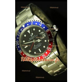 Reproduction Montre Suisse Rolex GMT Masters II - Mouvement 2013 Mis à Jour