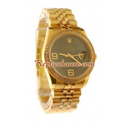 Rolex Suisse Replique Floral Motif 2011 édition Datejust Montre