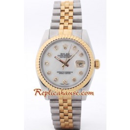 Rolex Replique Datejust Montre - Two Tone