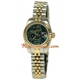 Rolex Replique Floral Motif Datejust Femmes Montre