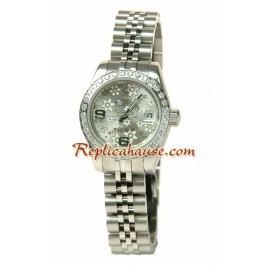 Rolex Replique Floral Motif Datejust Femmes Montre