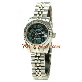 Rolex Replique Floral Motif Datejust Femmes Montre
