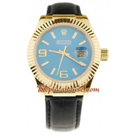 Rolex Datejust Leather Montre Replique - 40MM
