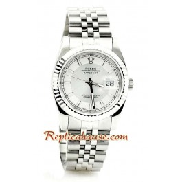 Rolex Replique Datejust Silver Hommes Montre