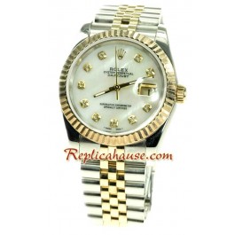 Rolex Datejust Two Tone Montre Replique