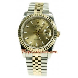Rolex Datejust Two Tone Montre Replique