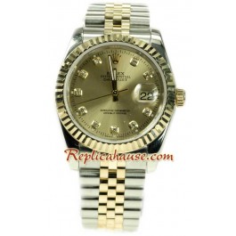 Rolex Datejust Two Tone Montre Replique