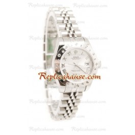 Rolex Replique Datejust Silver Femmes Montre