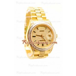 Rolex Replique Day Date Suisse Hommes d' or Montre