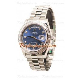 Rolex Day Date Silver Montre Suisse