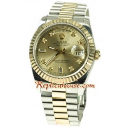 Rolex Replique Day Date Two Tone Montre Suisse
