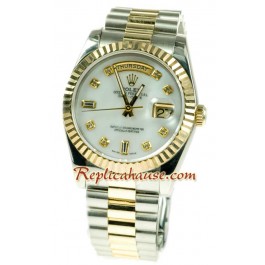 Rolex Replique Day Date Two Tone Montre Suisse