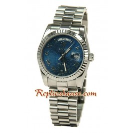Rolex Replique Day Date-Silver Montre
