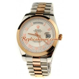 Rolex Replique Day Date Two Tone Montre Suisse