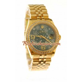 Rolex Suisse Replique Floral Motif 2011 édition Datejust Montre