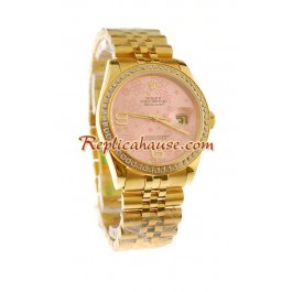 Rolex Suisse Replique Floral Motif 2011 édition Datejust Montre