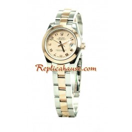 Rolex Replique Datejust Femmes Montre - Pink d' or