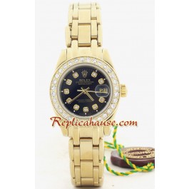 Rolex Replique DateJust - d' or Lady's